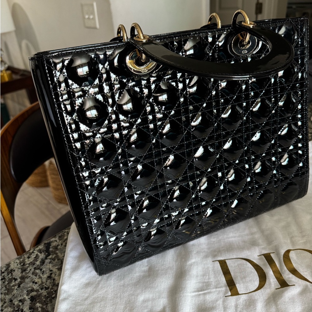 Lady Dior L Calfs kin - Picture 8 of 16